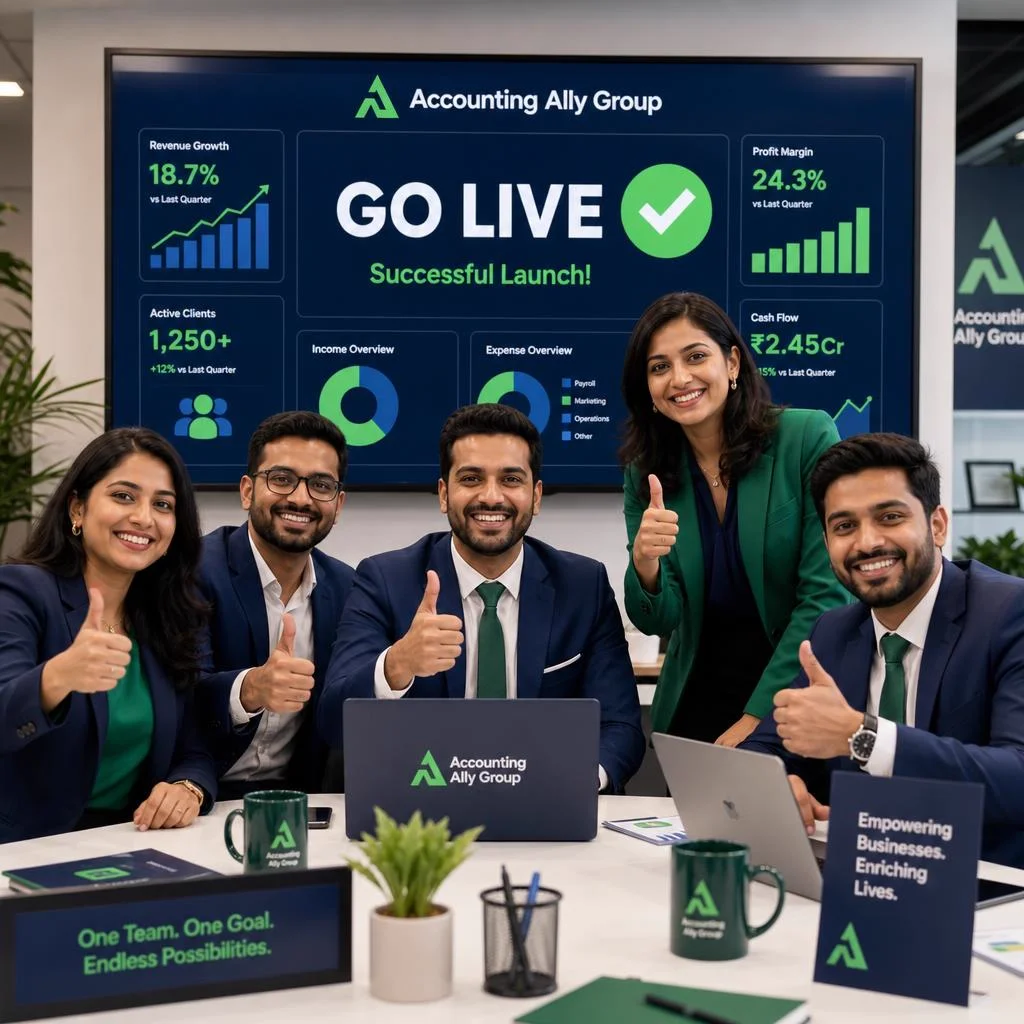 Go Live — Accounting Ally process